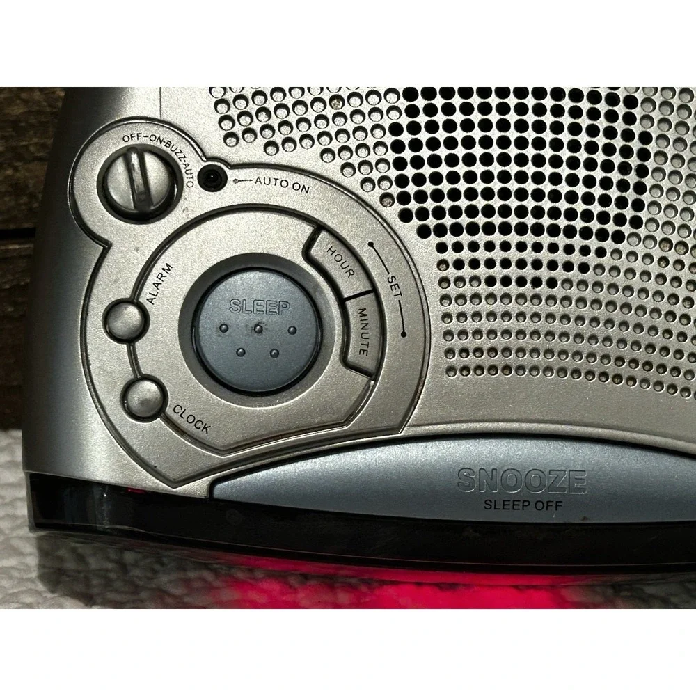 Emerson AM/FM Digital LED Alarm Clock Radio CK5029-LARGE NUMBERS Tested